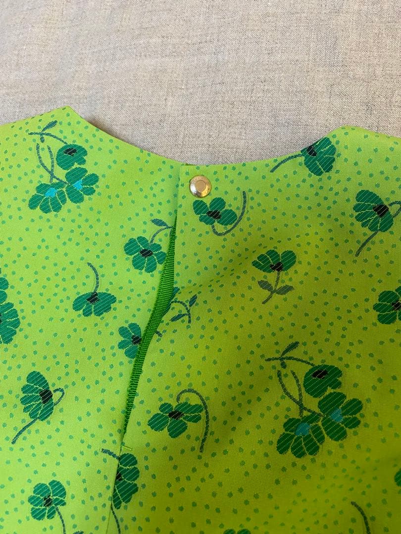 Drawer花柄プリント長袖ロングワンピース