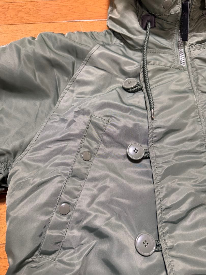 アルファインダストリーズ フライトジャケット N-3B カーキ ファー 50周年