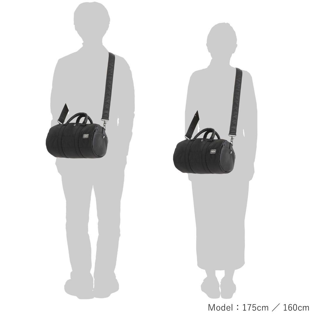 【美品】POTERポーター 最新TANKER ロールバッグ 2wayドラムバッグ