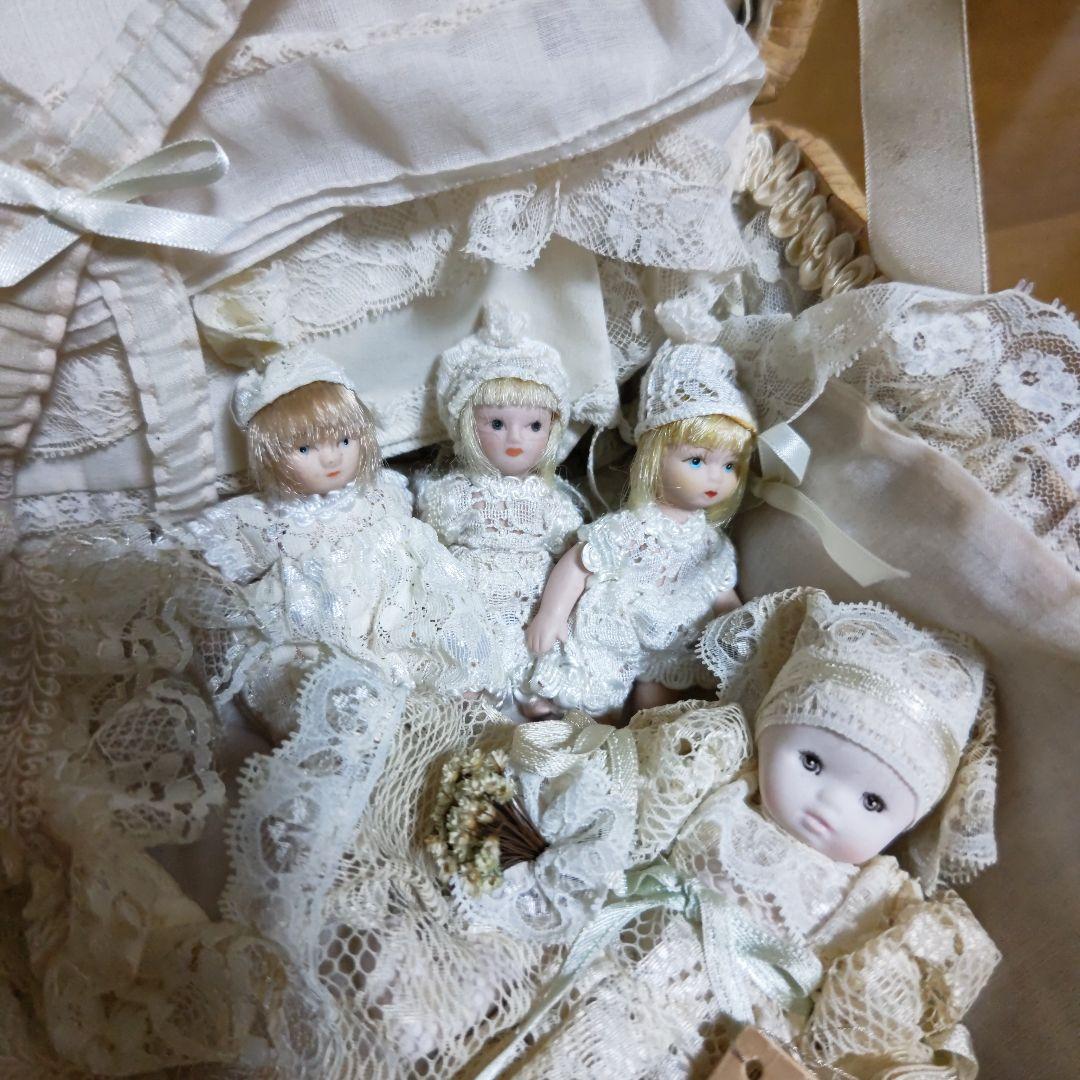 た*う様 【最終値下】アンティークバスケットドールセット