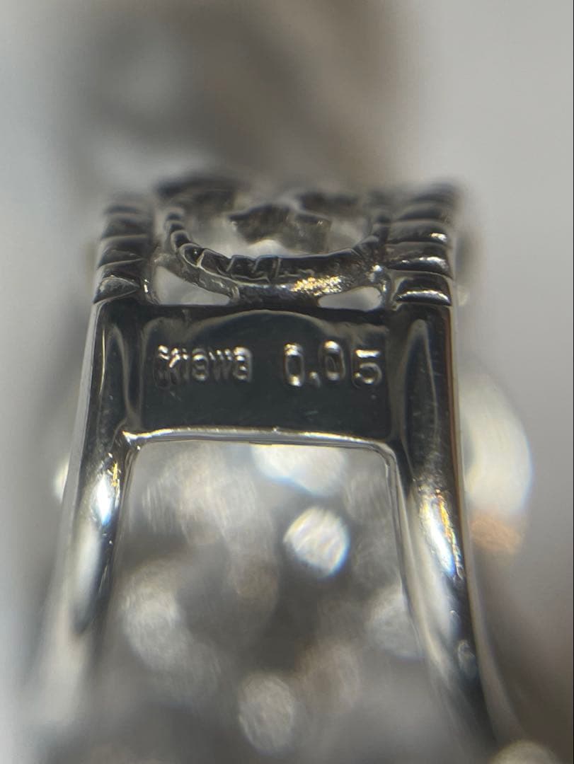 k18WG 本真珠　ネックレストップ　アクセサリー　レディース　チャーム