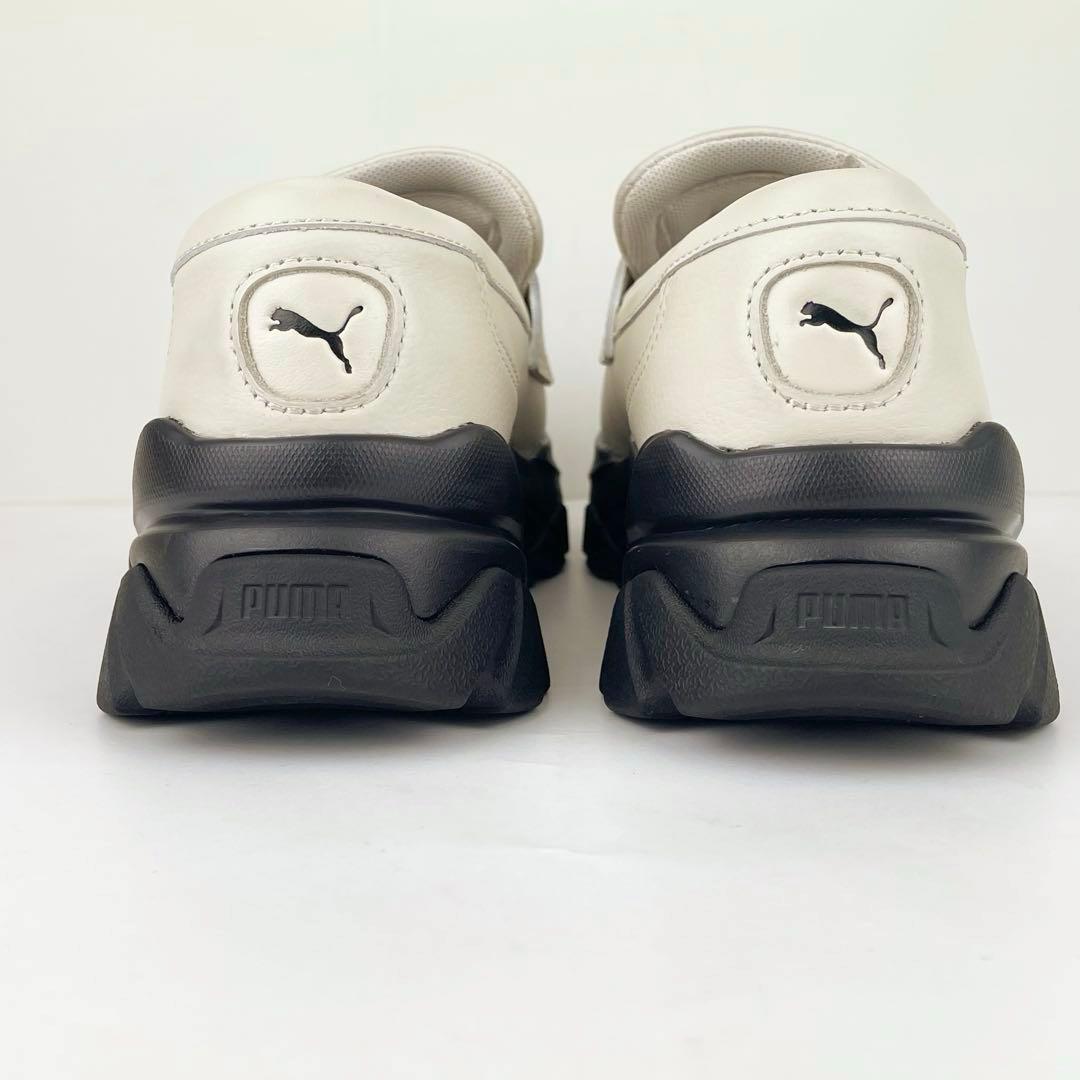 極美品！PUMA ウィメンズローファー　厚底スリッポンスニーカー 23cm