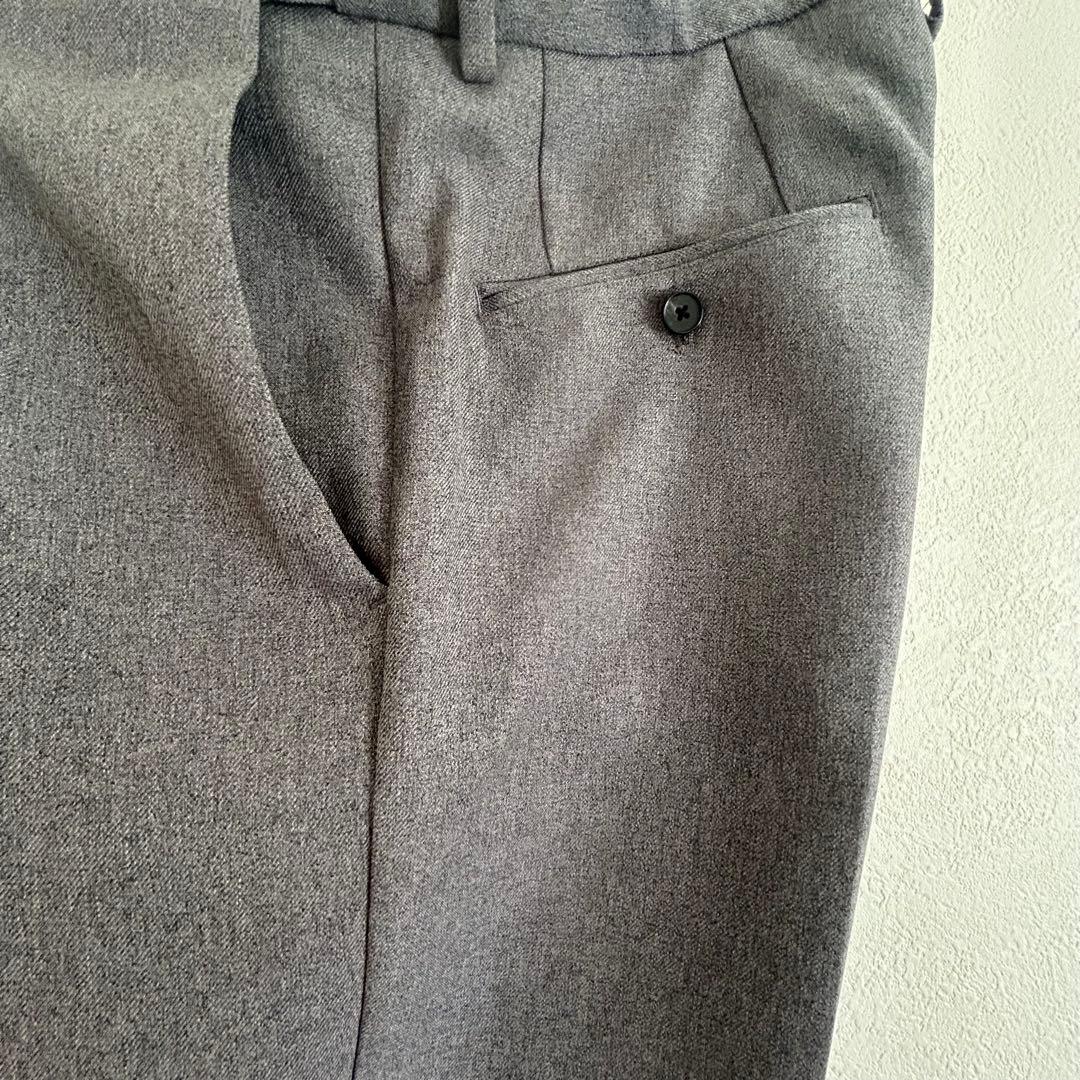 ナノユニバース LB.03 ウーリーツイル セットアップスーツグレーM