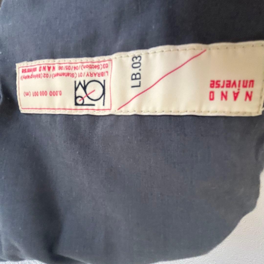 ナノユニバース LB.03 ウーリーツイル セットアップスーツグレーM