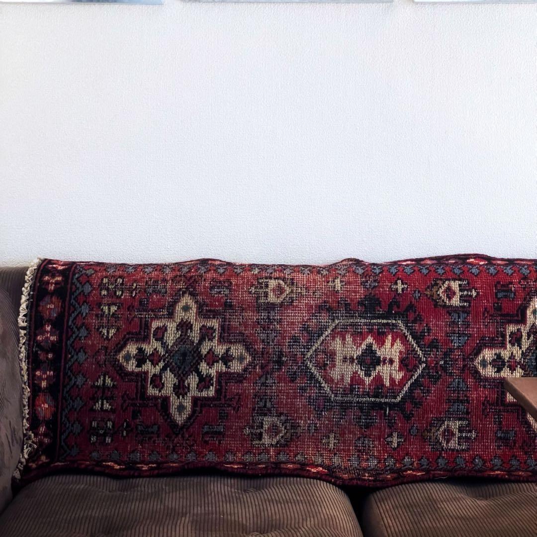 【月末セール】125×59 アフガニスタン バルーチ ヴィンテージラグ