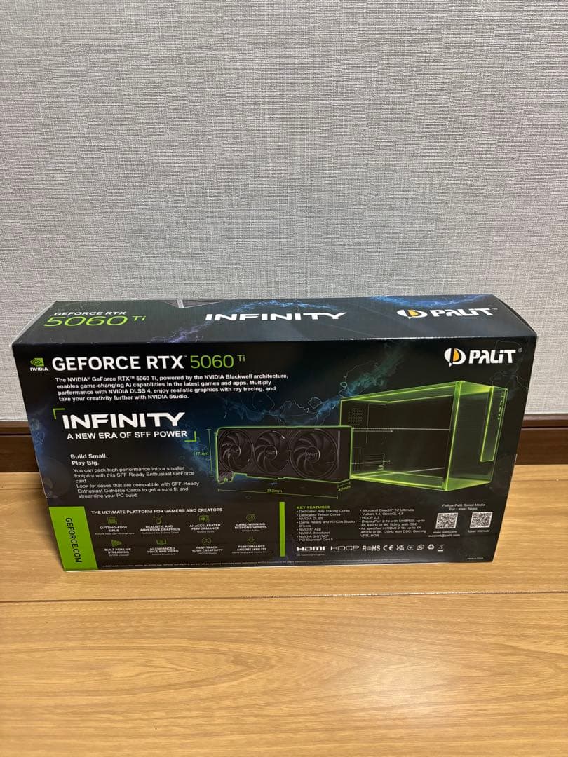 PALIT GeForce RTX 5060 Ti 16GB 中古美品