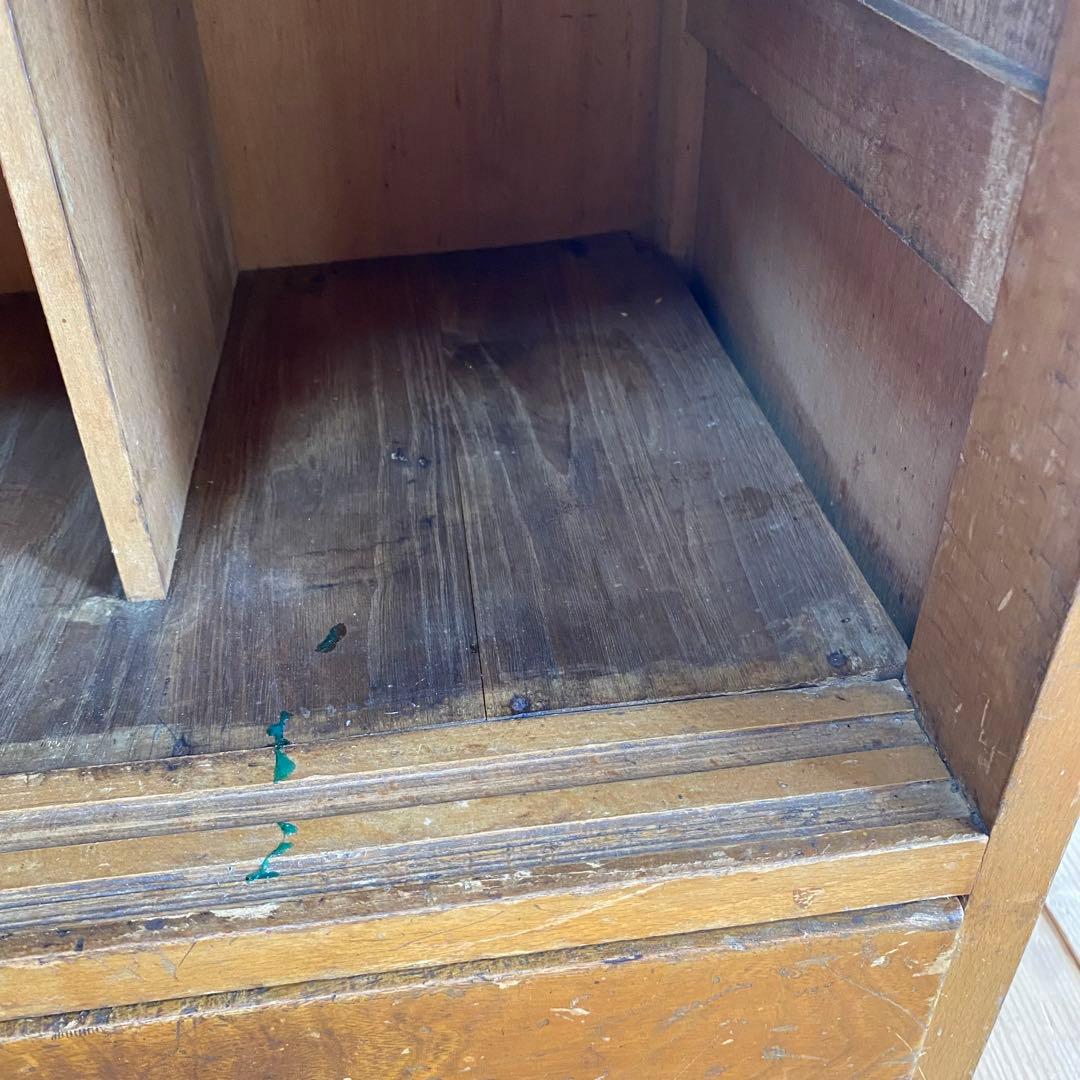 アンティーク オープンラック チェスト 本棚 食器棚 昭和レトロ z858