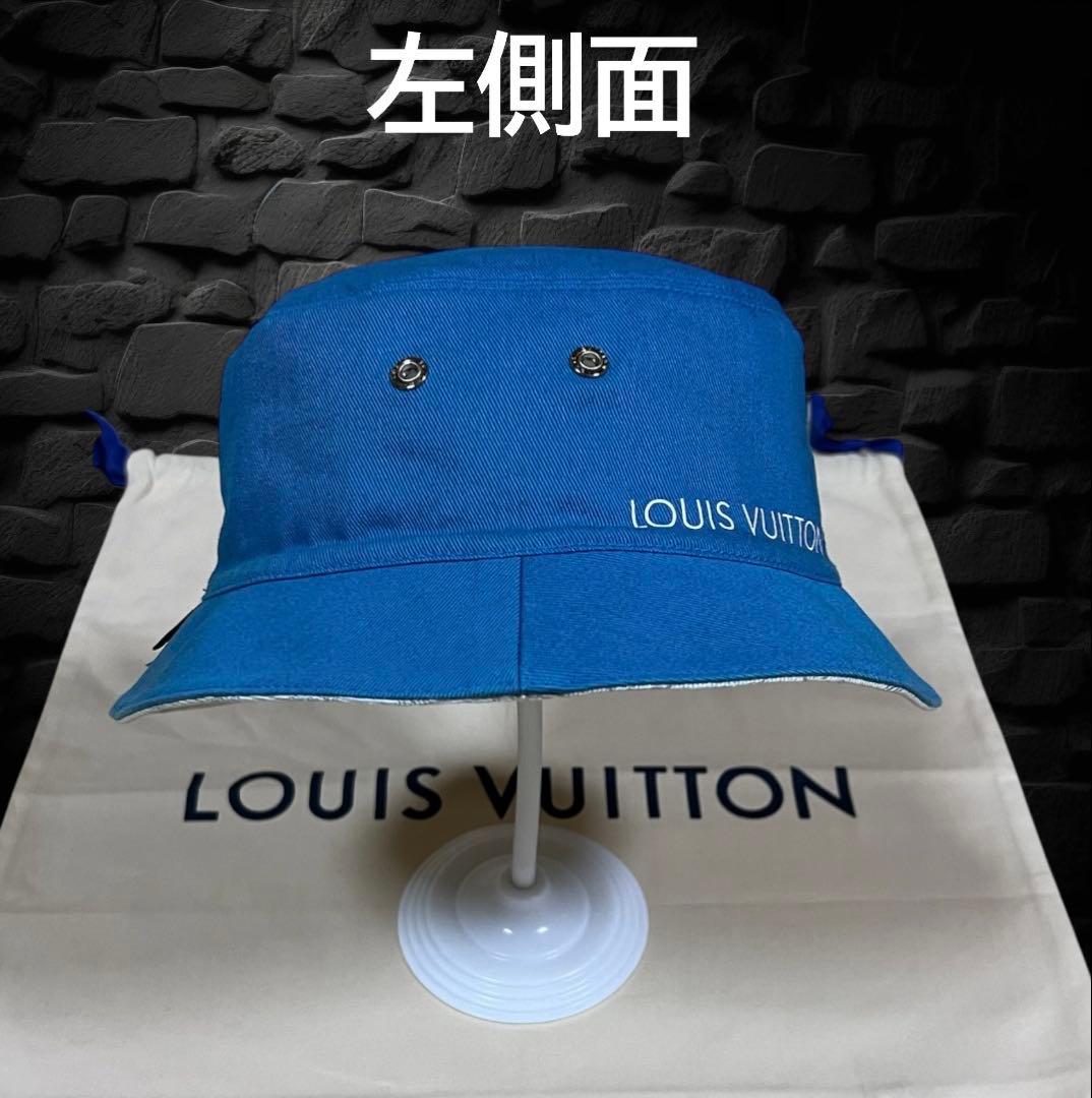 美品LOUIS VUITTON ルイヴィトン バケットハットモノグラム デニム