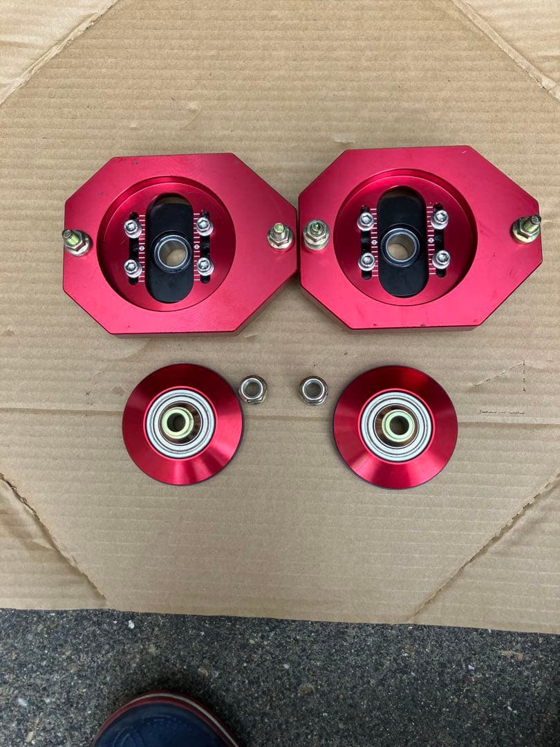 アバルト595 ラルグス調整式ピロアッパーマウント＋アッパーシート