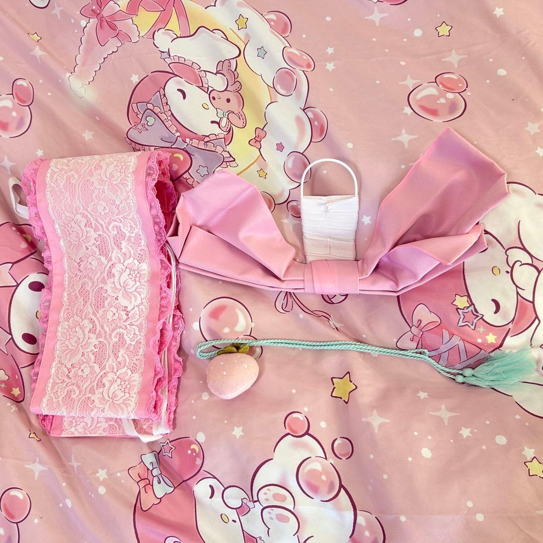 ToAlice いちごギンガムチェック浴衣セット ピンク