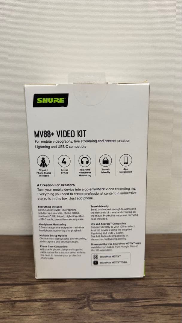 その他 SHURE MV88+ VIDEO KIT