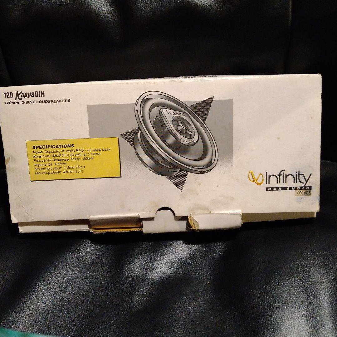 新品未使用・Infinity 120 2wayカーオーディオスピーカー
