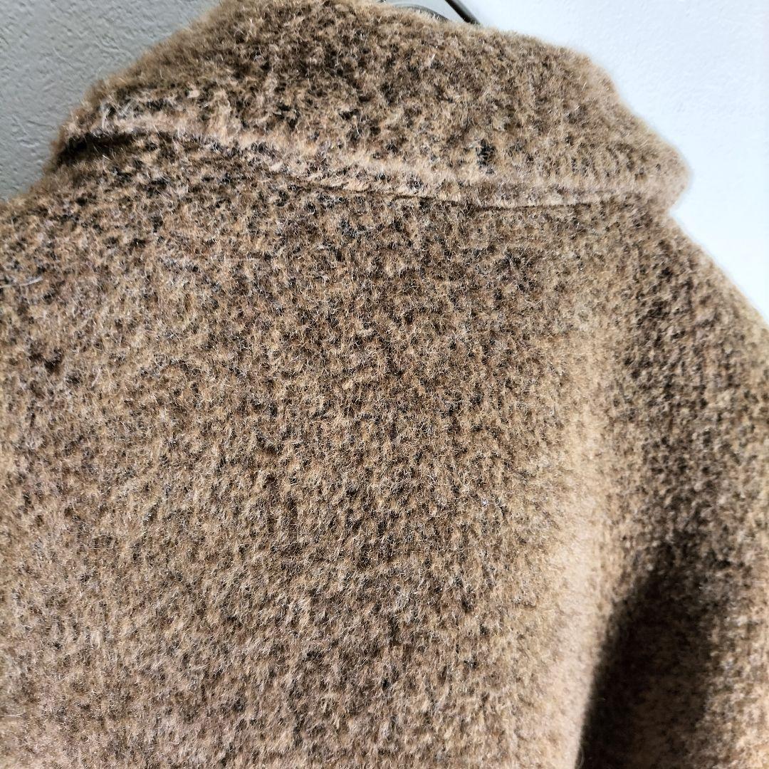 【fin.】　ピーコート　キャメル　ブラウン　ワントーン