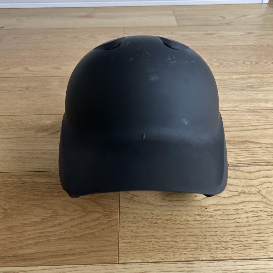 【2個セット】SSK 軟式野球　ヘルメット　両耳　M 艶消し　黒　袋付き