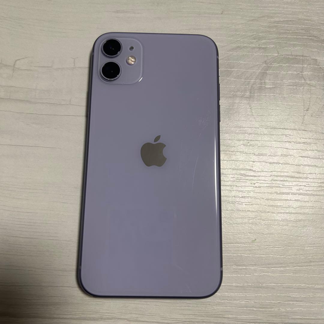 美品　iPhone11 バッテリー87% パープル 64GB
