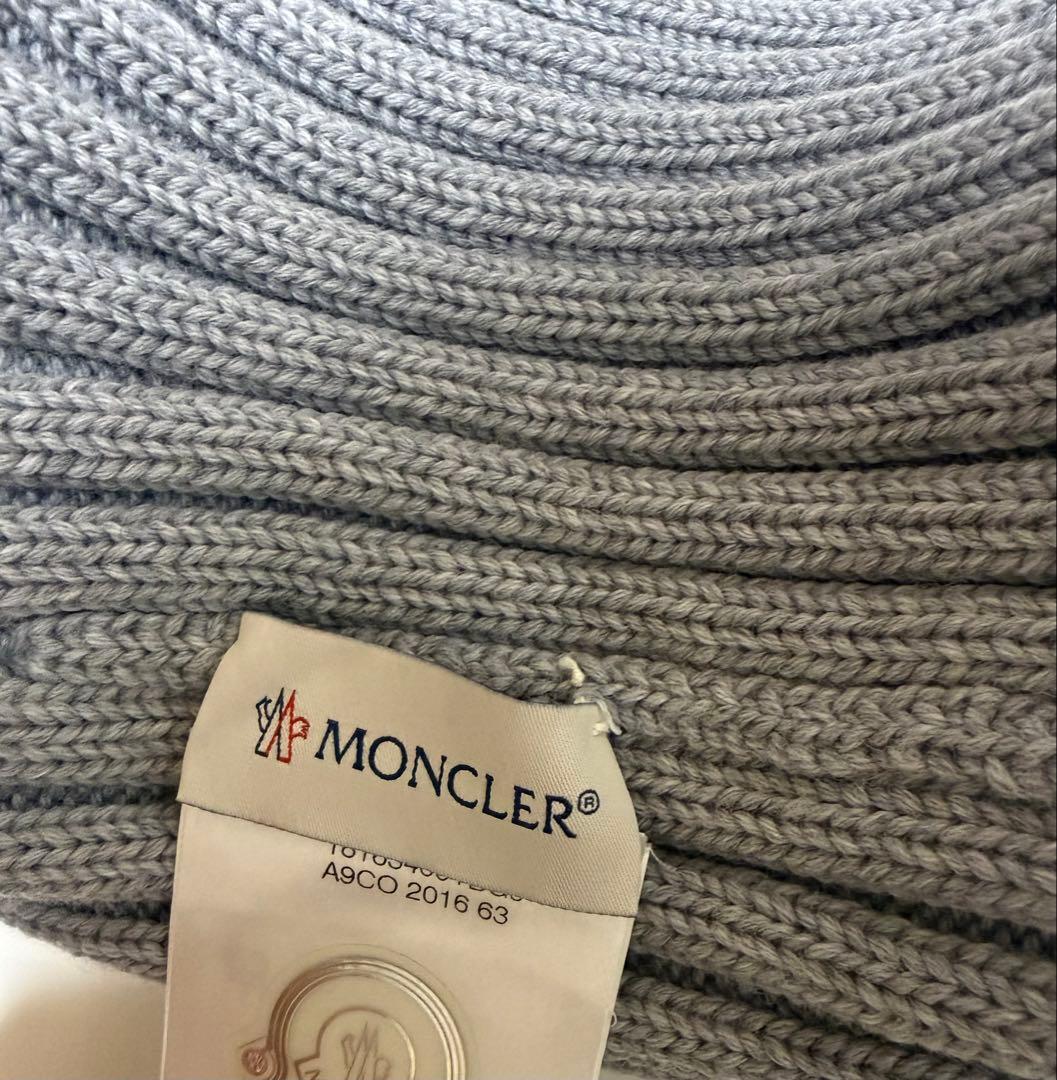 Moncler モンクレール レディース ニット帽 ニットキャップ グレー