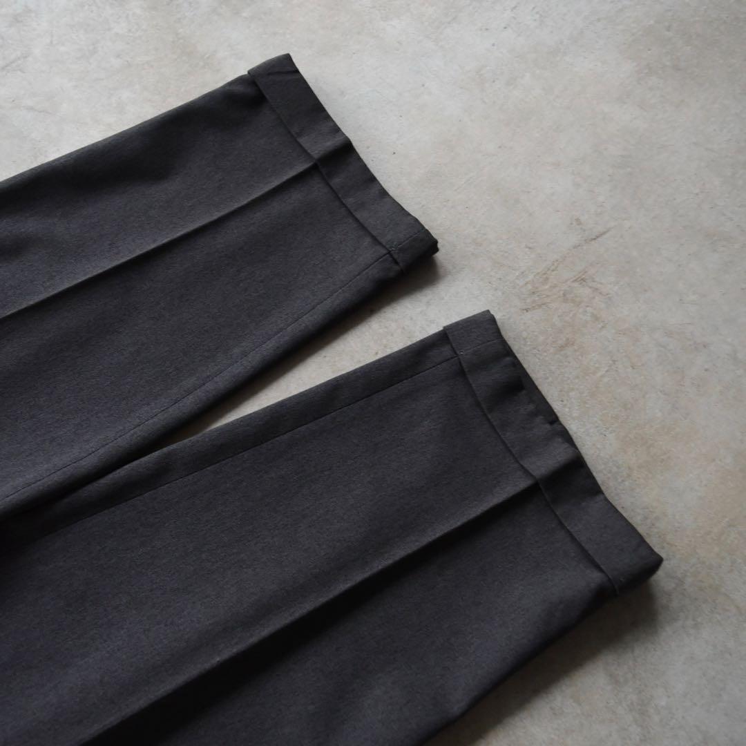 90s SLATES スレイツ ツータックスラックス ダークグレーW34 L31
