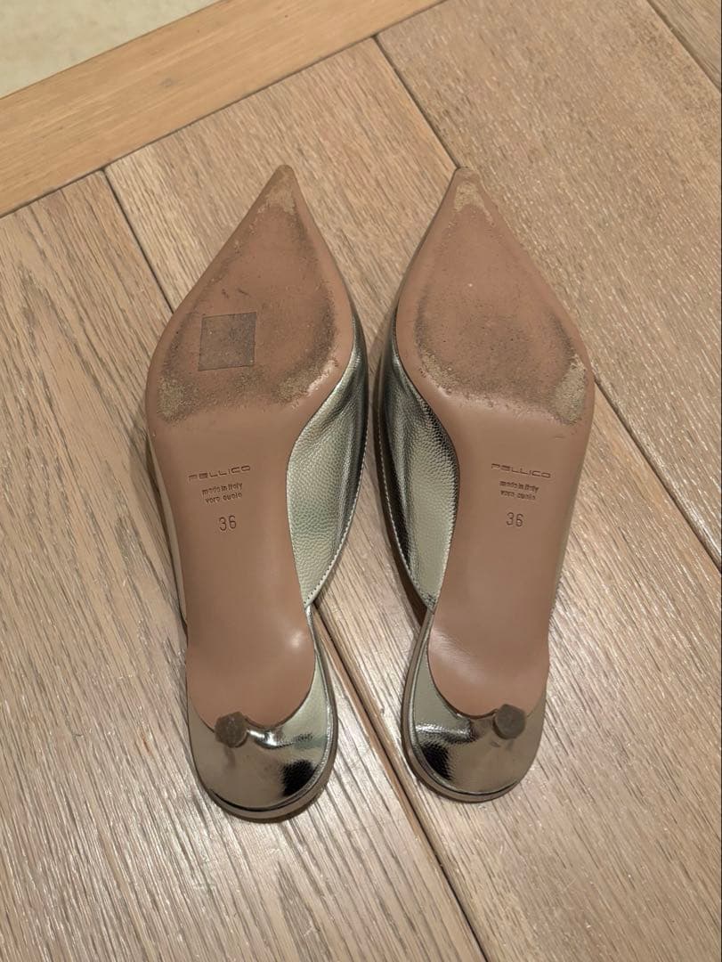 PELLICO ペリーコ＞リネア クオーレ メタリックミュール