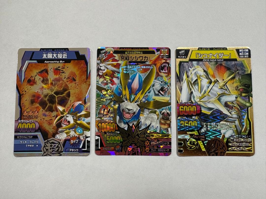 グレートアニマルカイザー　究極シシワカ　シュナイダー　太陽大接近