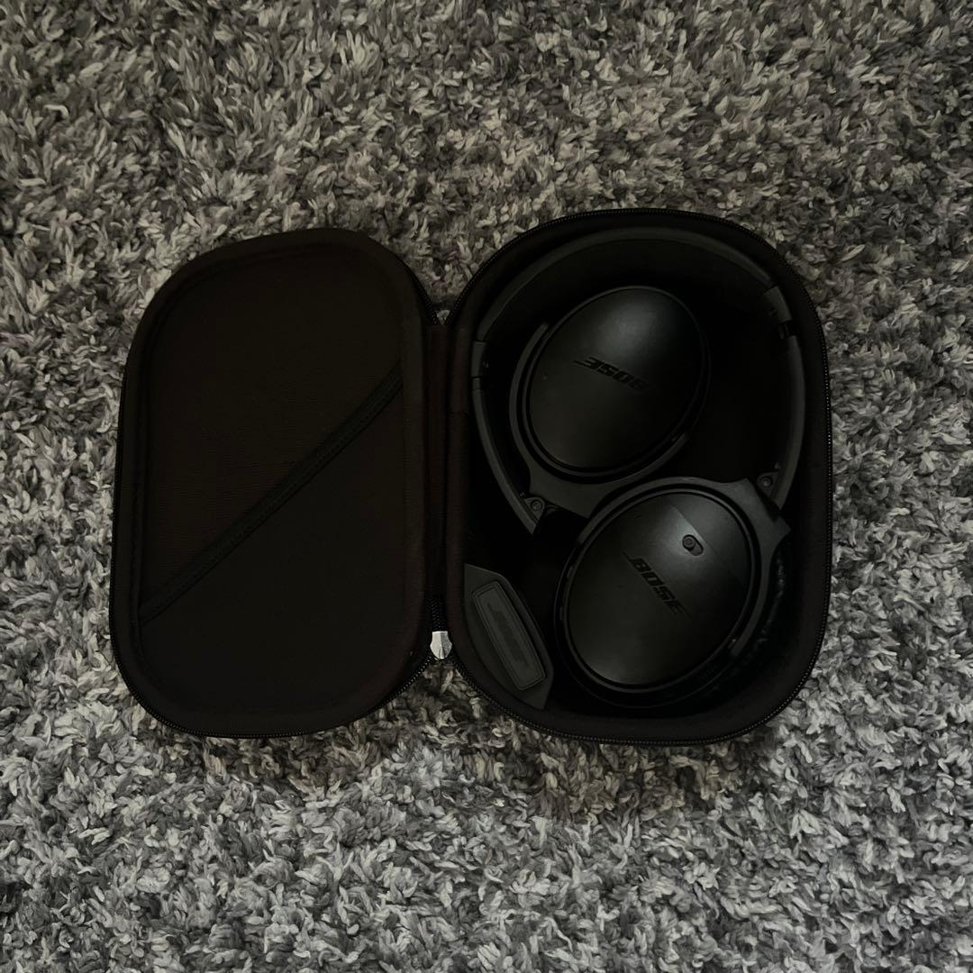 Bose ワイヤレスヘッドホン ブラック ケース付き