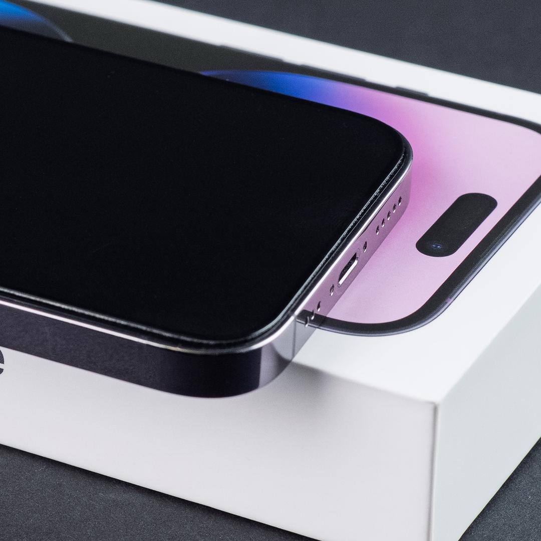 美品 iPhone 14 Pro 256GB ディープパープル SIMフリー