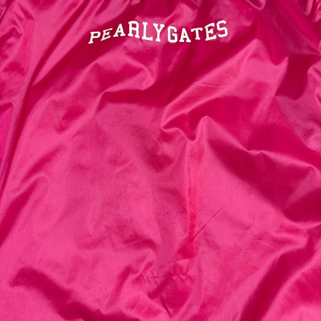 パーリーゲイツ　リバーシブル　4way　中綿　スニード　ベスト　ピンク　L