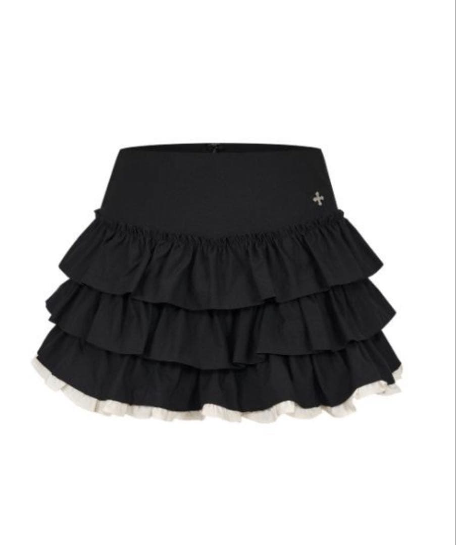 スカート Charm Frill Culotte Mini Skirt