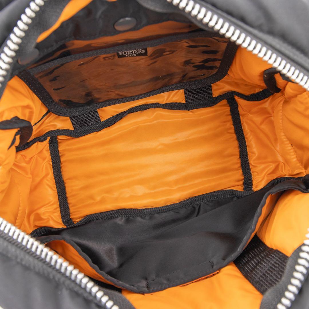 Z984【美品】ポーター／タンカー　ボストンバッグ　ダッフル　ナイロン　ブラック