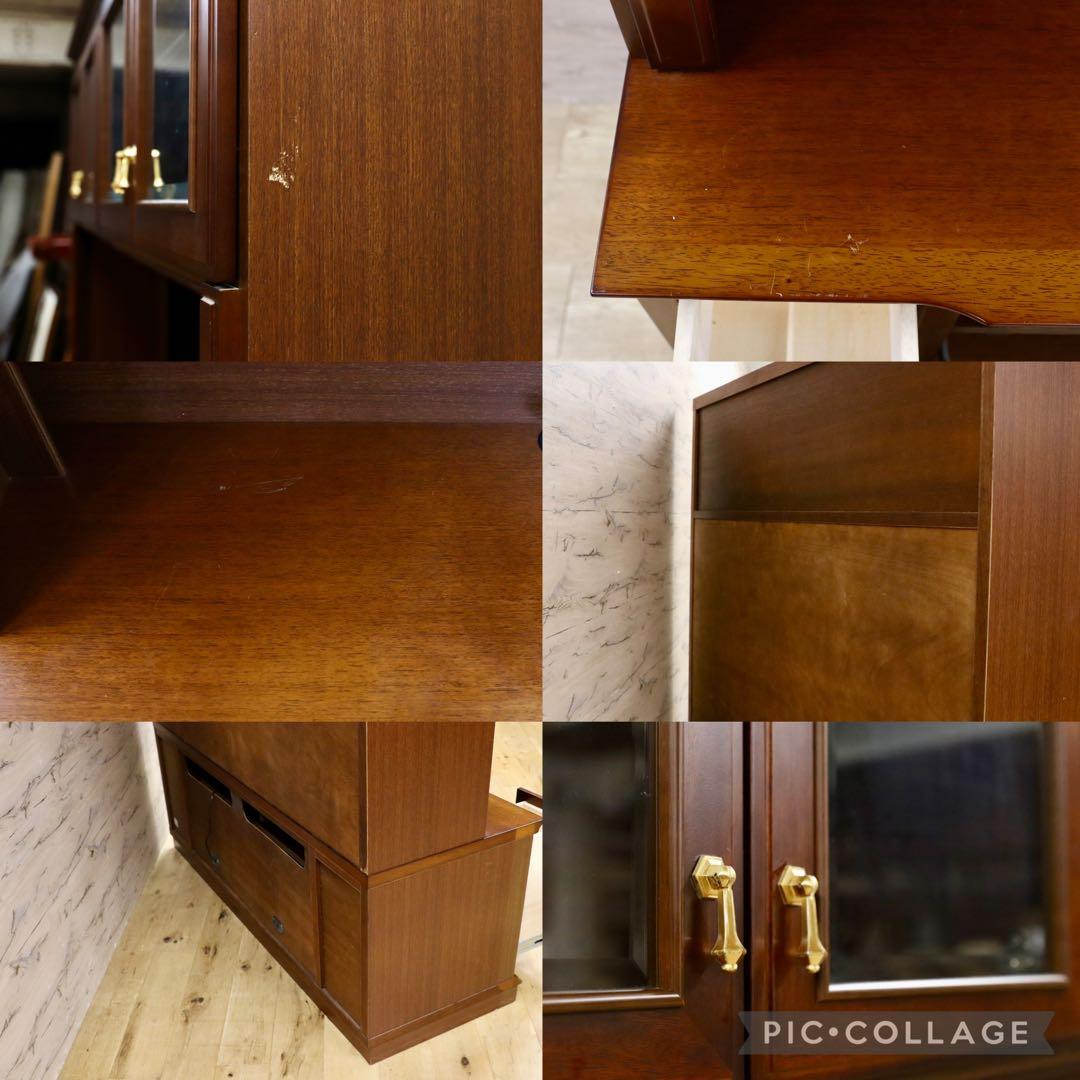 GMIS185○maruni / マルニ 地中海 リビングボード 飾り棚 キャビ