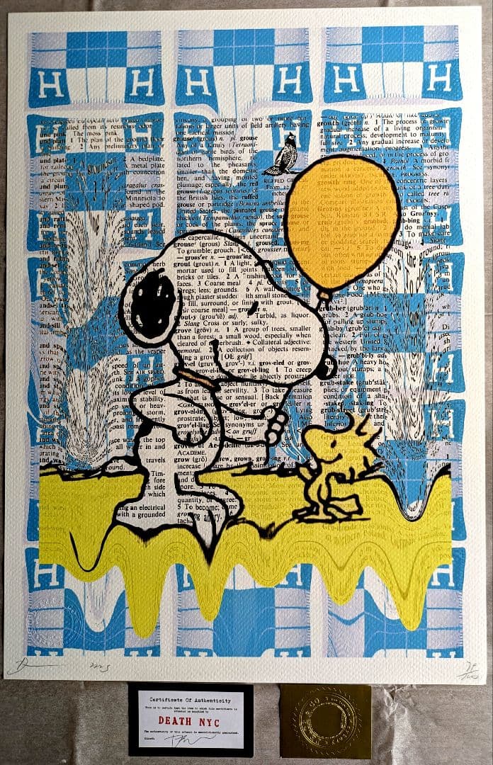 【f☆i.r.s.y.a.f】【額装セット】SNOOPY