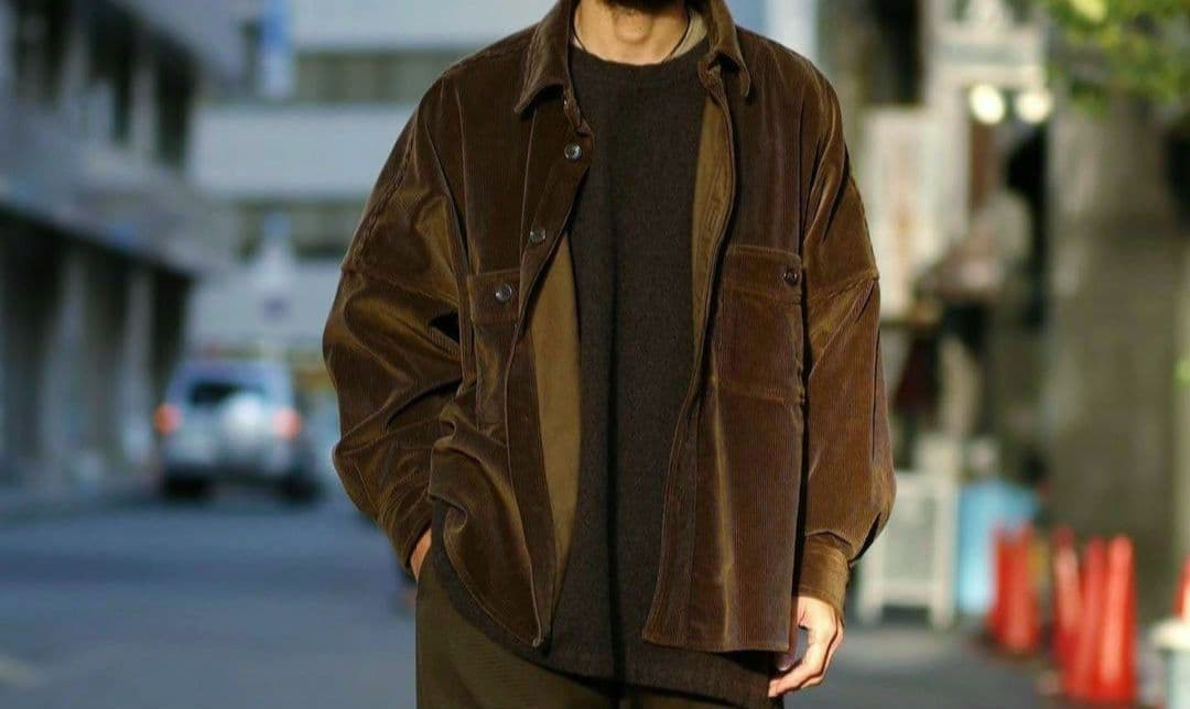 kaval カヴァル／shirt blouson (heavy corduroy