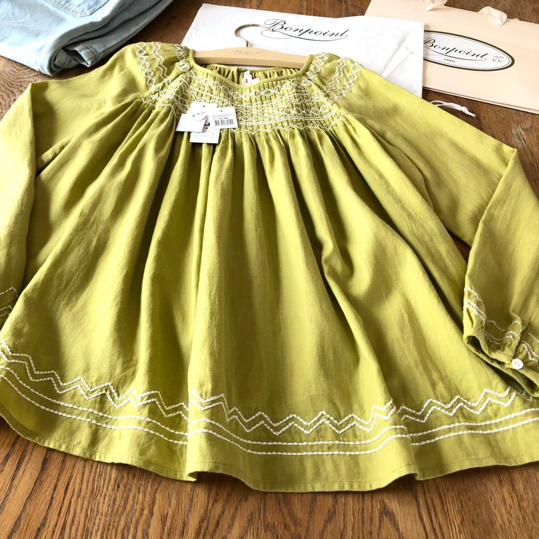 Bonpoint ♡ スモッキングブラウス 14A