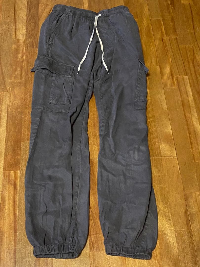 ウィムガゼット テンセルカーゴパンツ 36 チャコールグレー