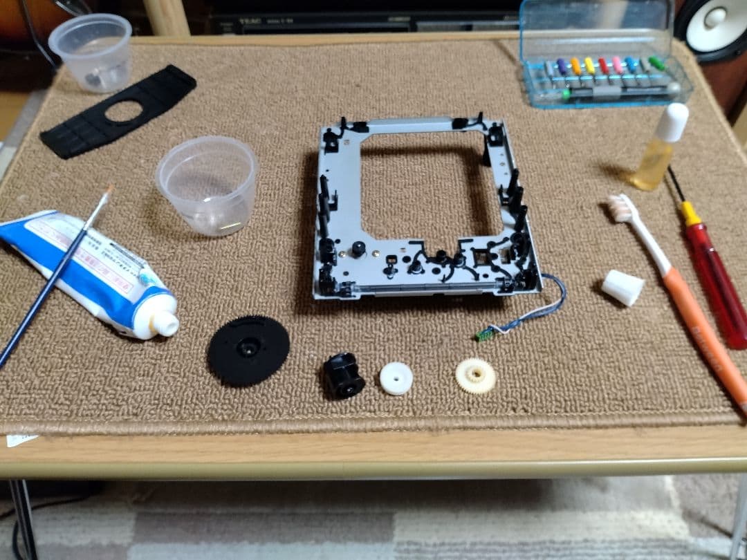 美品 ! メンテ済 ONKYO C-705X CDプレーヤー ピック＆ベルト交換