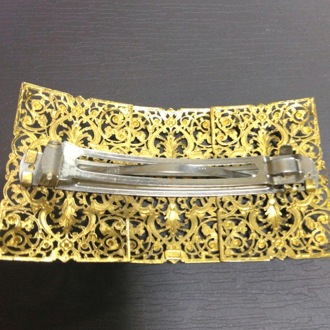 イマックレースメタルバレッタ