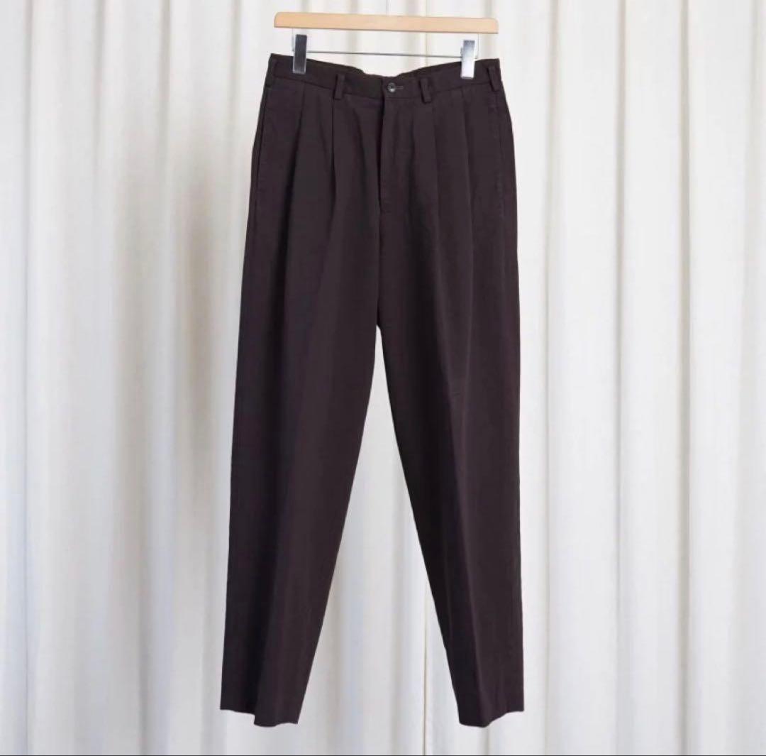 HEUGN（ユーゲン）e ガーメントダイコットン2Pテーパードパンツ