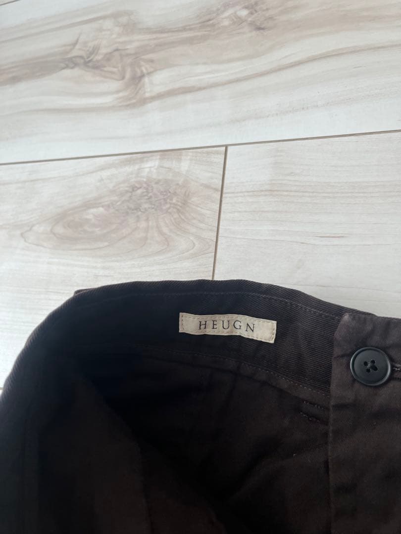 HEUGN（ユーゲン）e ガーメントダイコットン2Pテーパードパンツ