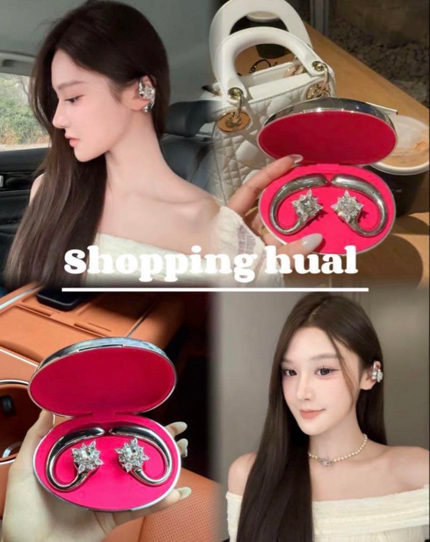 海外で大バス中！ラスト1点シルバーイヤリング