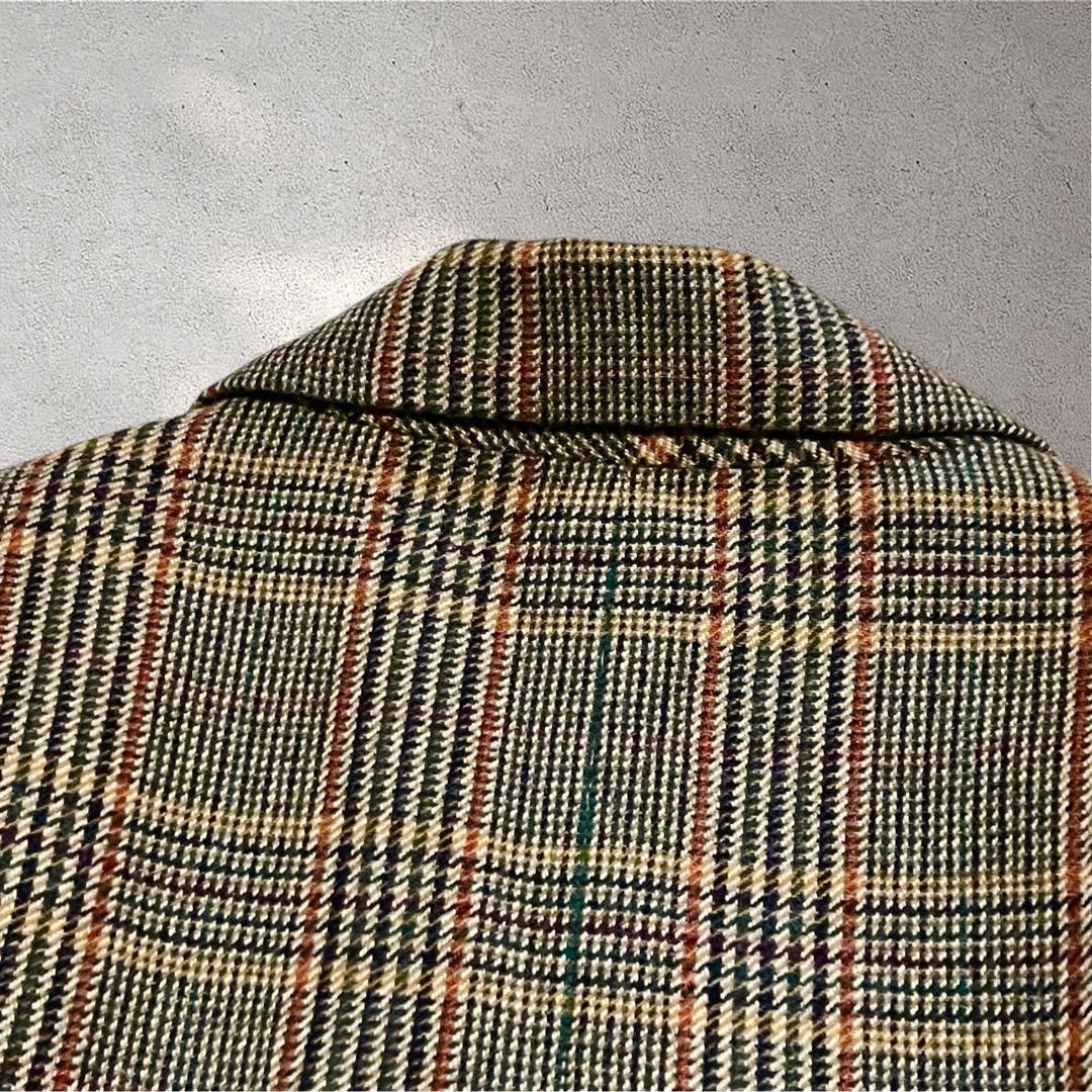 【現行タグ】ポロラルフローレン　グレンチェックウールブレンドブレザー　M