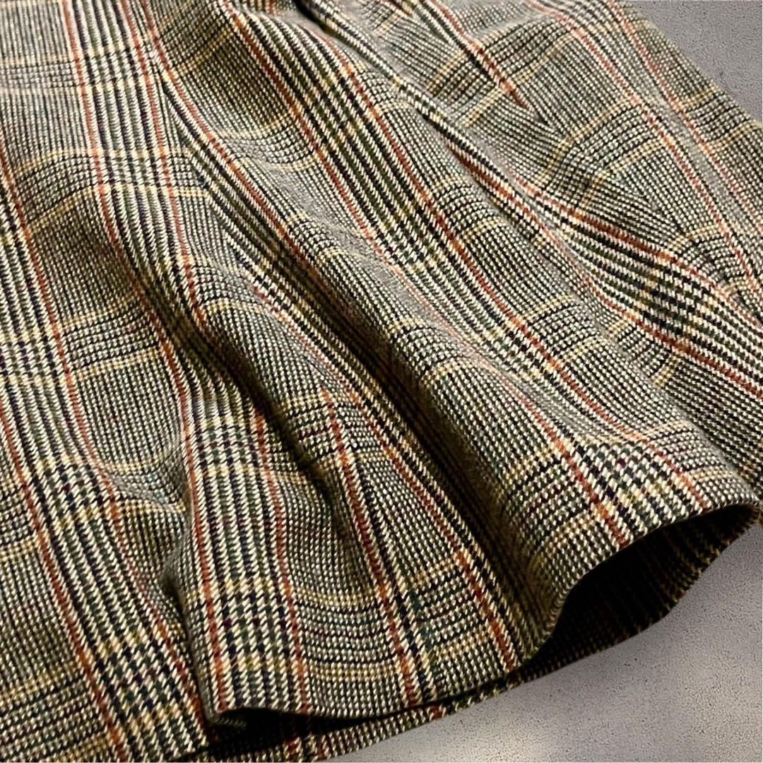 【現行タグ】ポロラルフローレン　グレンチェックウールブレンドブレザー　M