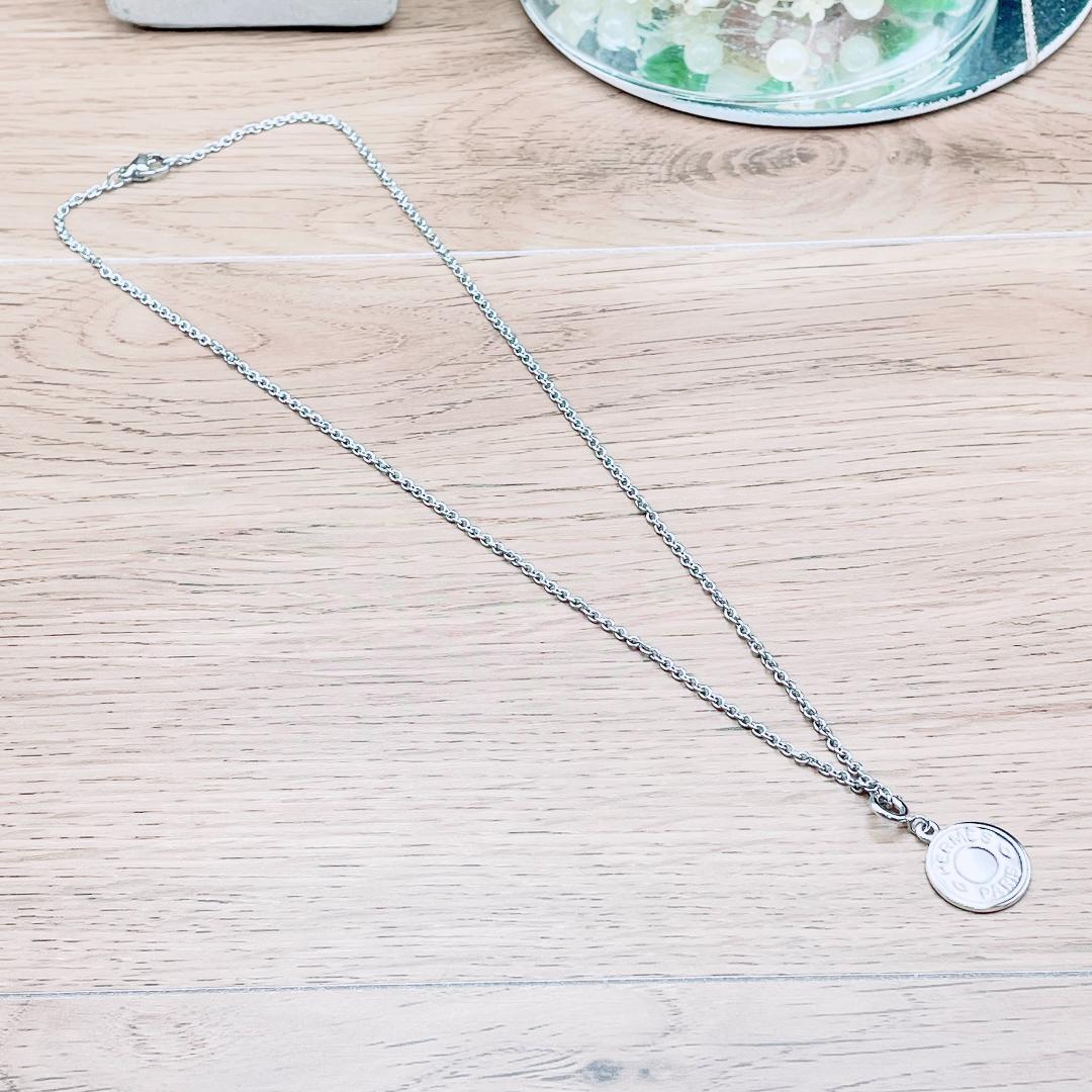 ◇エルメス◇ 新品仕上済 セリエ ネックレス ペンダント 小 シルバー 4.94