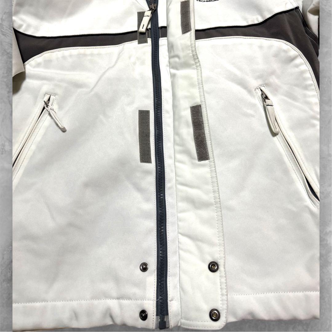 人気色✨DESCENTE デサント スキーウェア 上下セット メンズ ホワイト