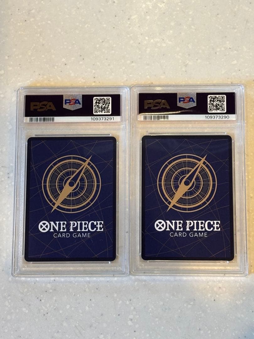 ワンピースカード　ルフィ　コミパラ　シャンクス　サンジ　スペシャル　PSA連番