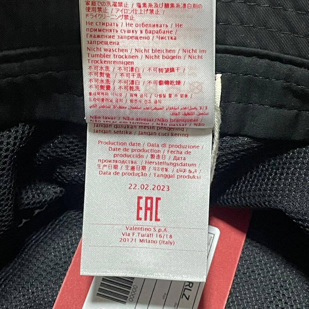 【正規品保証】新品 ヴァレンティノ・ガラヴァーニ Vロゴ バケットハット 58