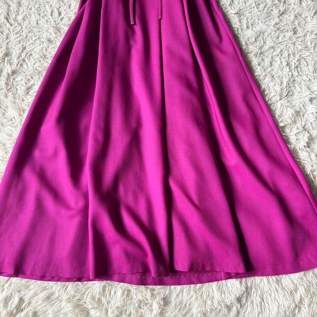 シビラ 24aw ラップ風 ロングワンピース Aライン フレア Sybilla