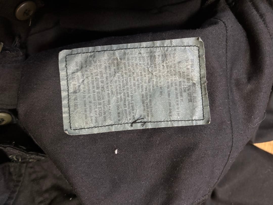 anytee m65 黒染め　カーゴパンツ