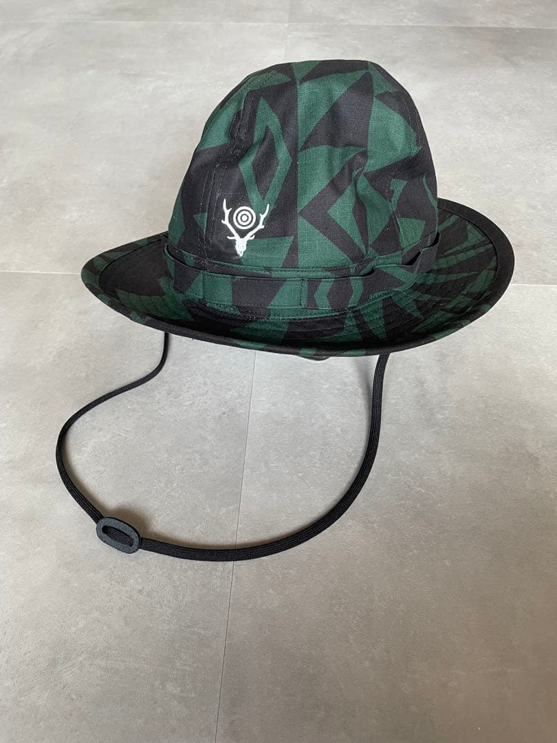 south2west8 ジャングルハット幾何学模様 未使用品