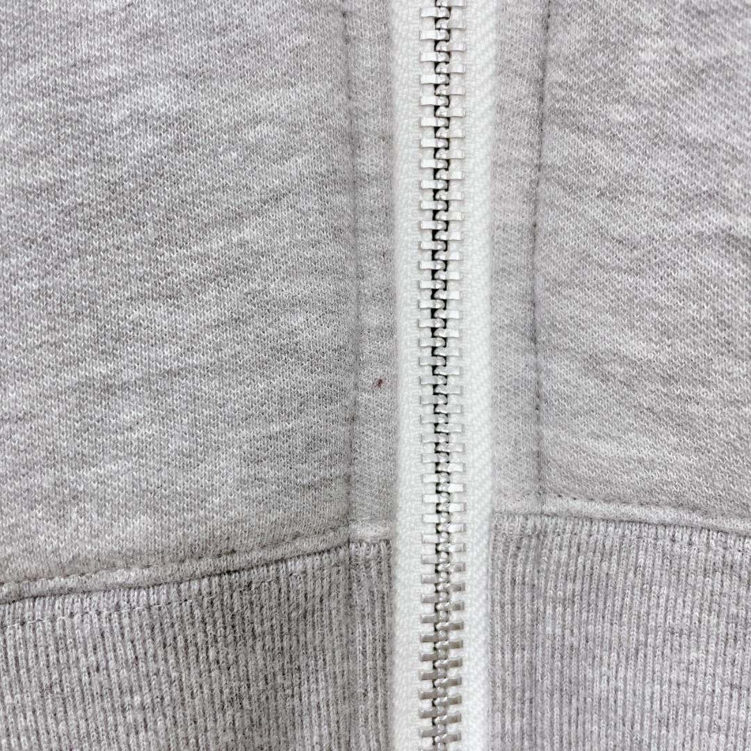 sacai サカイ スポンジスウェット パーカー フード付き フルジップ グレー