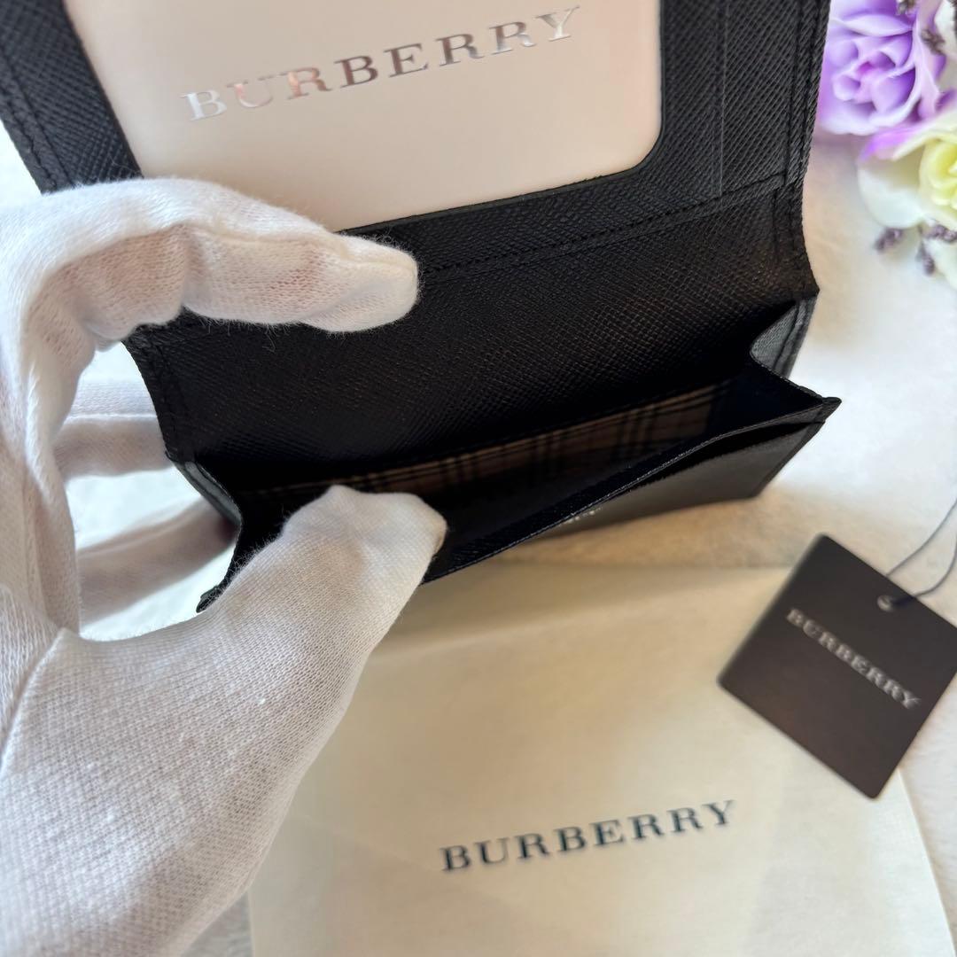 未使用✨　Burberry バーバリー　名刺入れ　パスケース　サフィアーノ