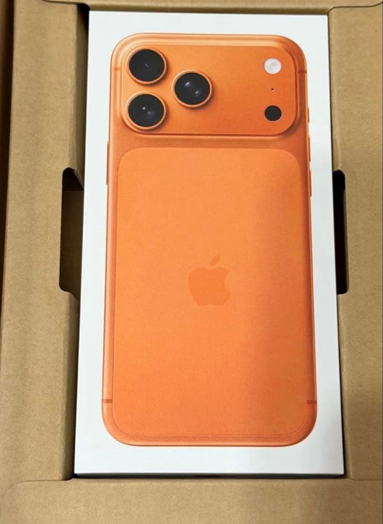 【新品未開封品】iPhone17 Pro Max 256GB コズミックオレンジ